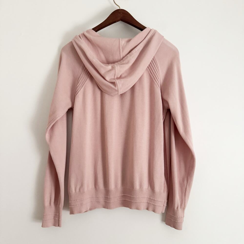 ATHLETA Evergreen Hoodie Sweater Hydrangea Pink Medium M - Picture 8 of 11